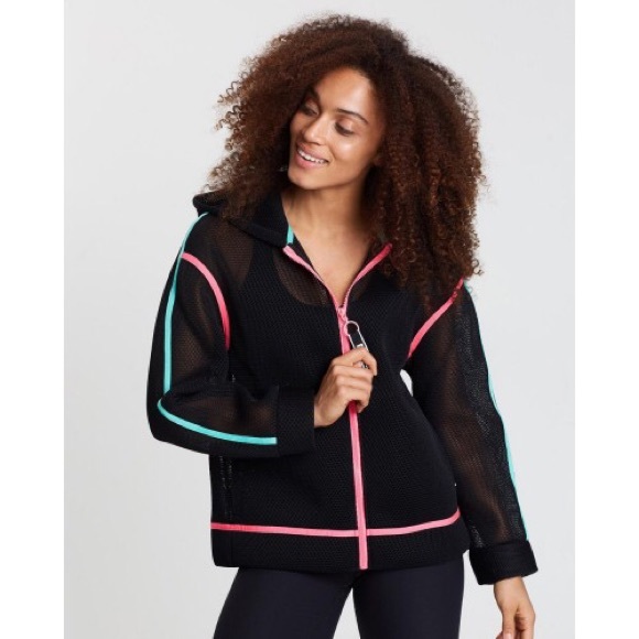 Puma Women’s Size M Mesh Chase Spacer Hoodie - Picture 2 of 8